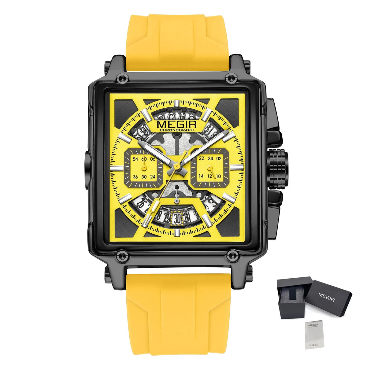 Megir Square Dial Military Sport Watch | Chronlux