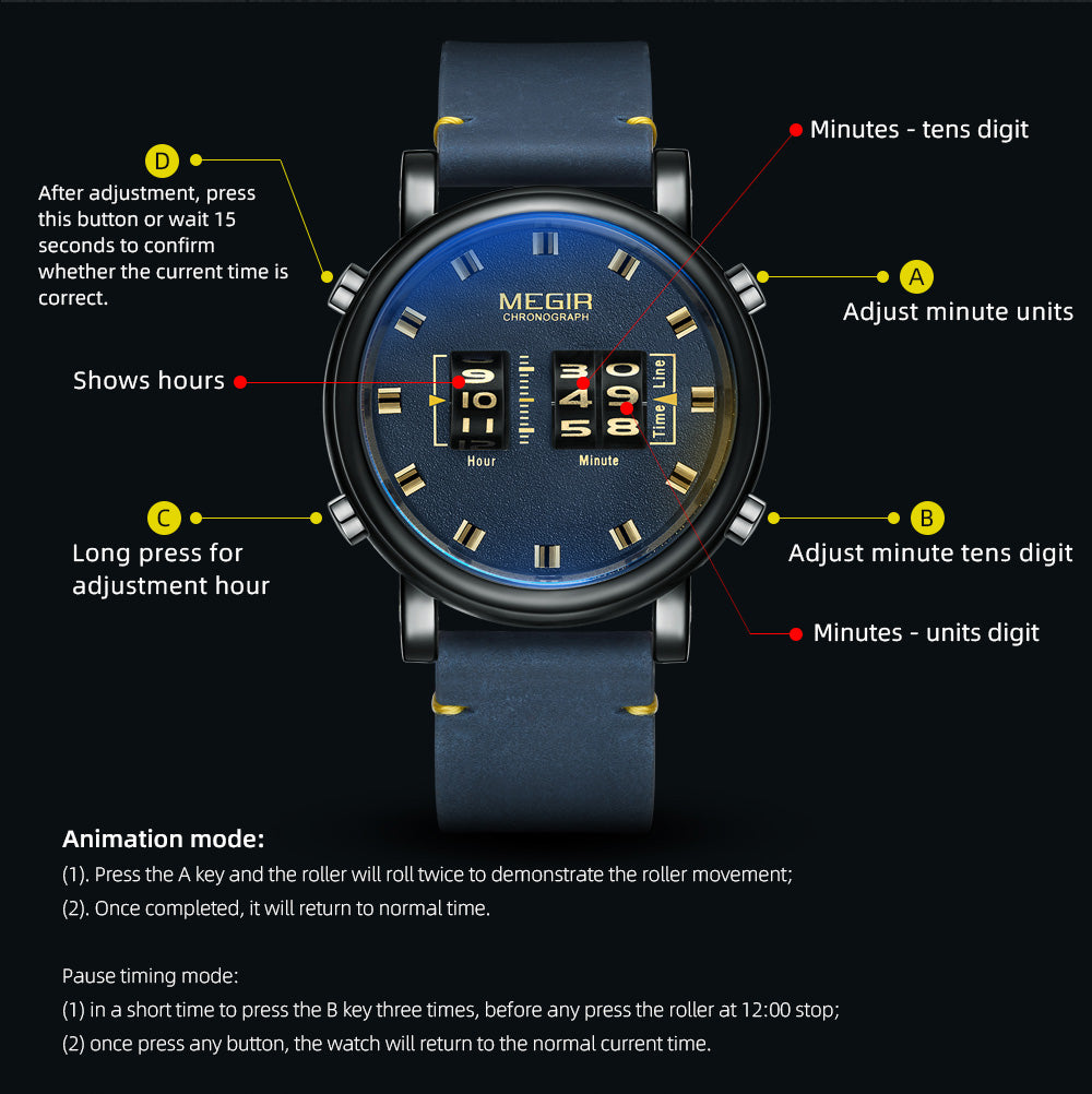 Roller Dial Military Sport Watch | Chronlux