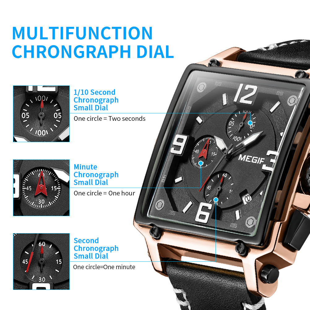 Megir Chronograph Sport Watch | Chronlux