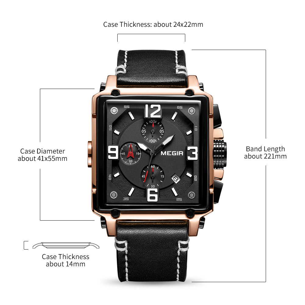Megir Chronograph Sport Watch | Chronlux