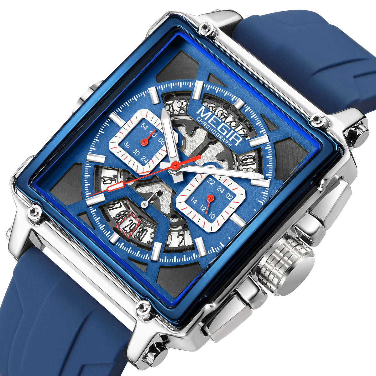 Megir Square Dial Military Sport Watch | Chronlux
