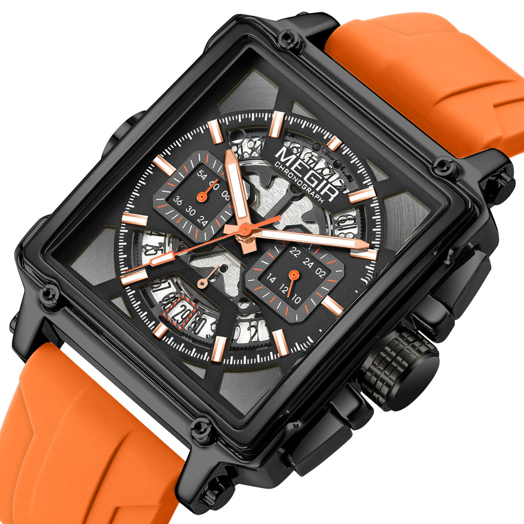 Megir Square Dial Military Sport Watch | Chronlux