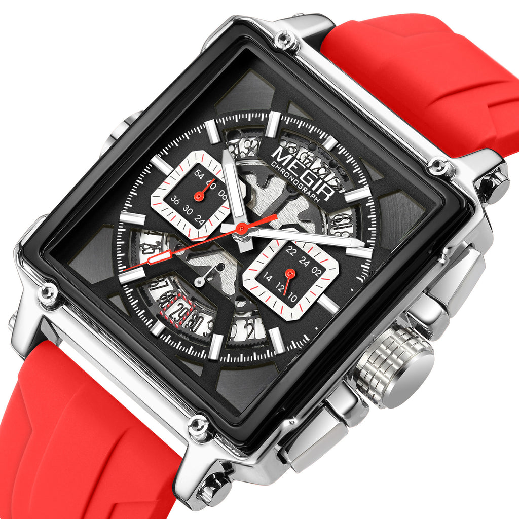 Megir Square Dial Military Sport Watch | Chronlux
