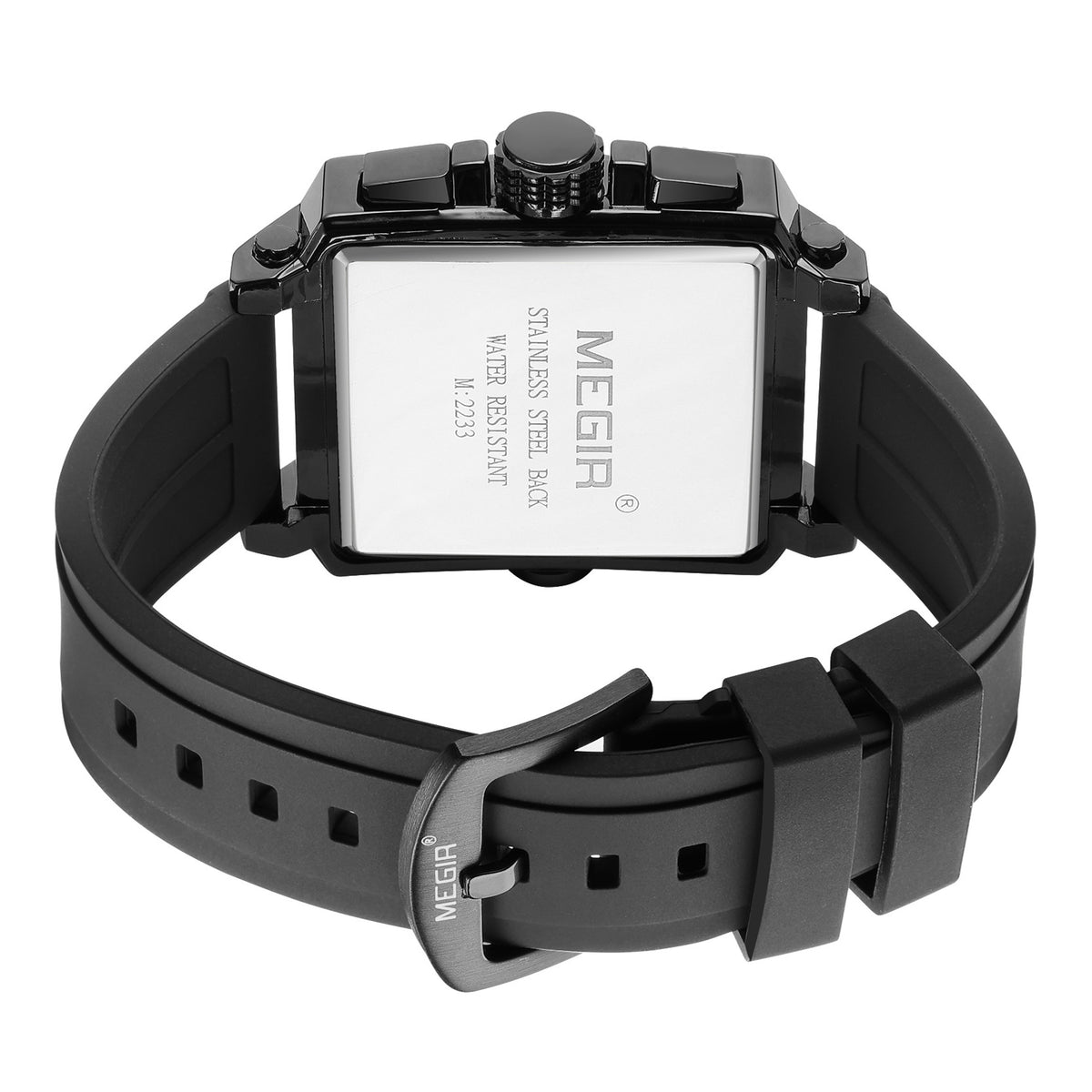 Megir Square Dial Military Sport Watch | Chronlux