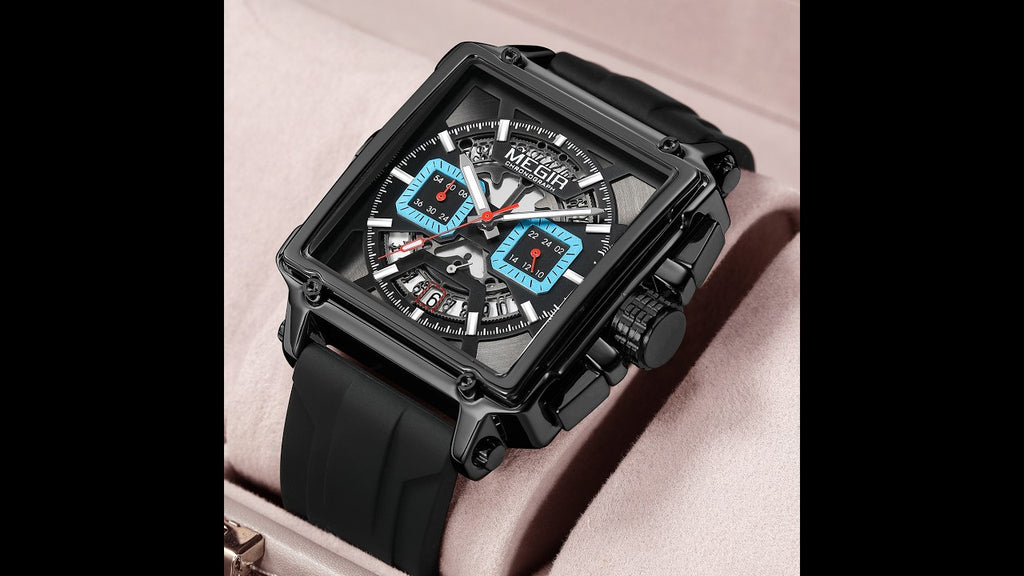 Megir Square Dial Military Sport Watch | Chronlux