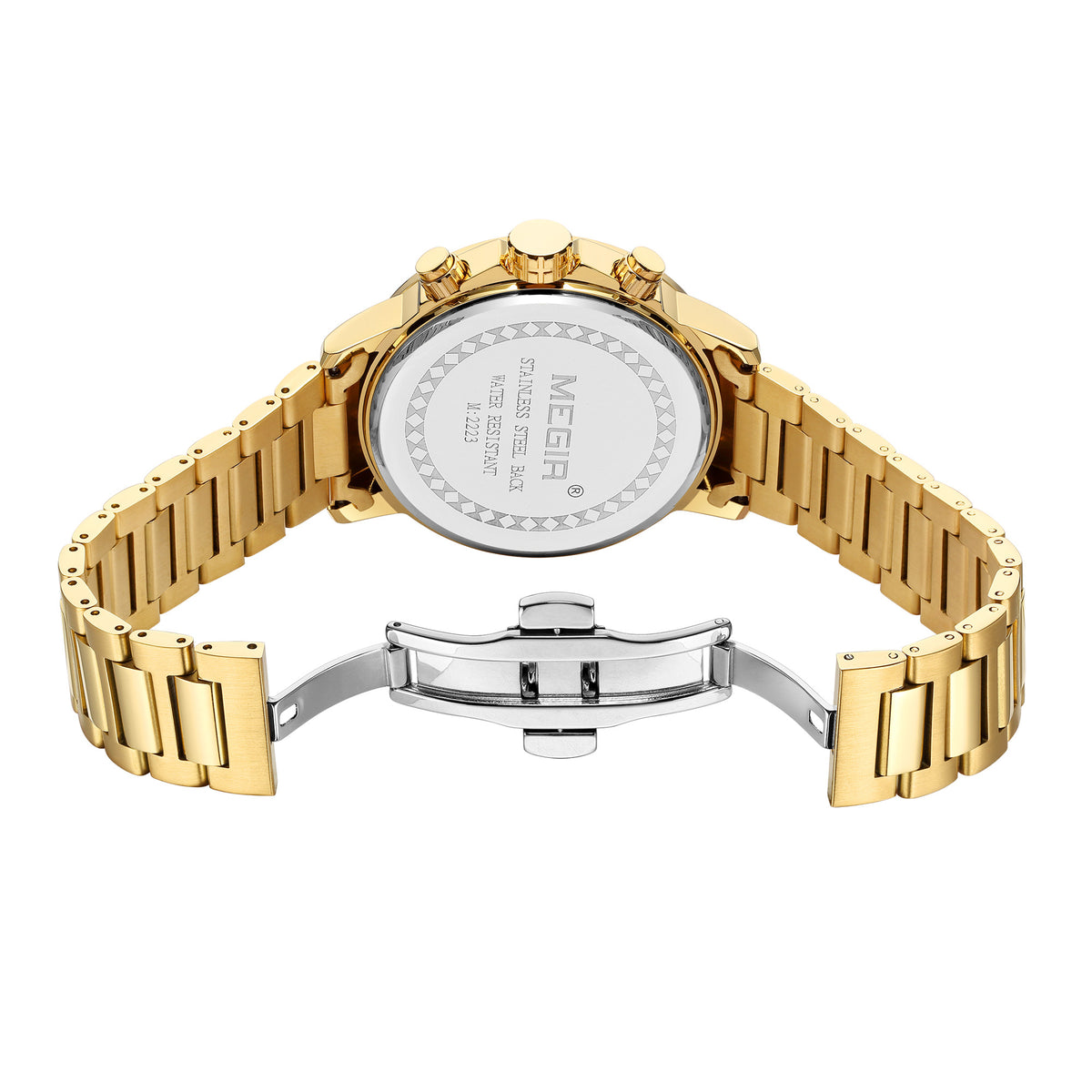 Megir Executive Steel Chronograph | Chronlux
