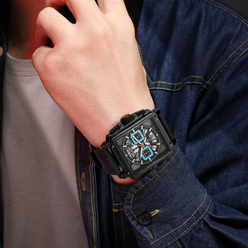 Megir Square Dial Military Sport Watch | Chronlux