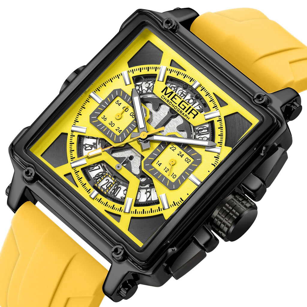 Megir Square Dial Military Sport Watch | Chronlux