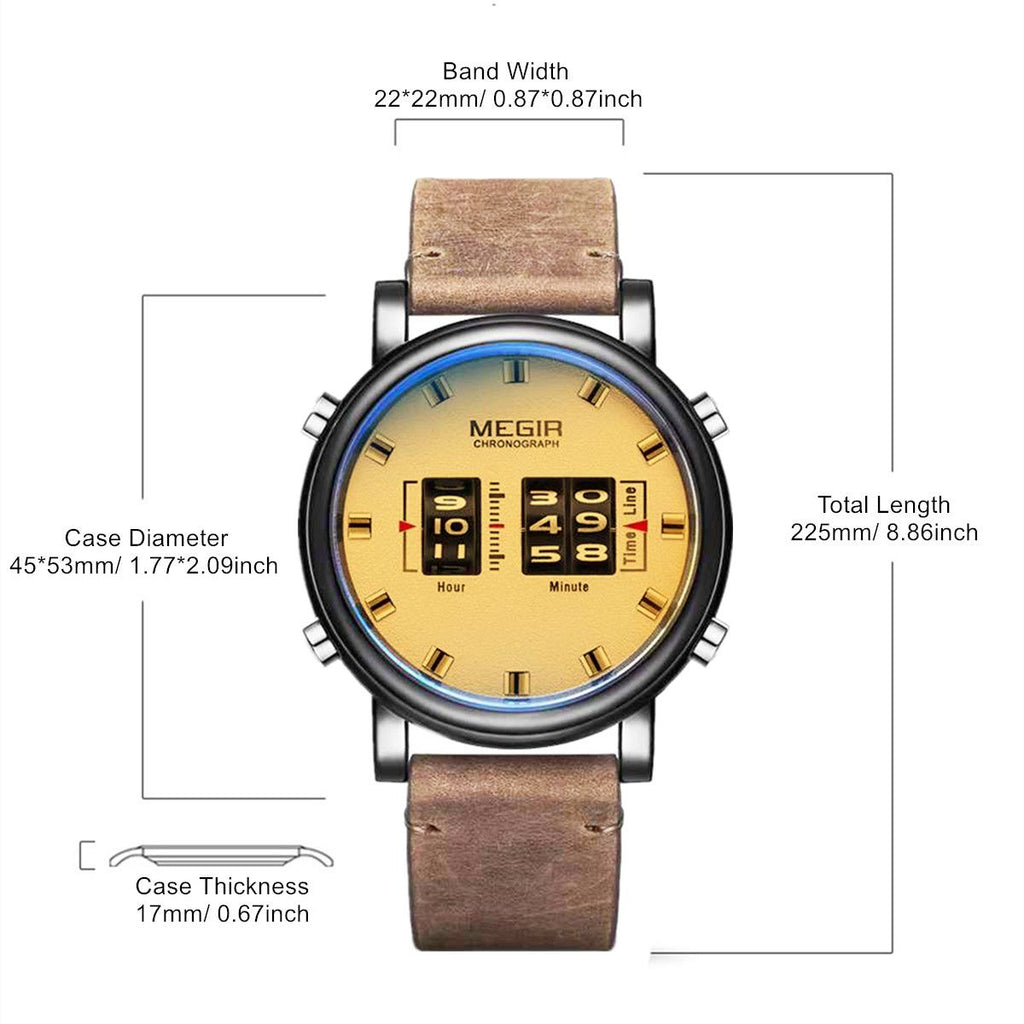 Roller Dial Military Sport Watch | Chronlux